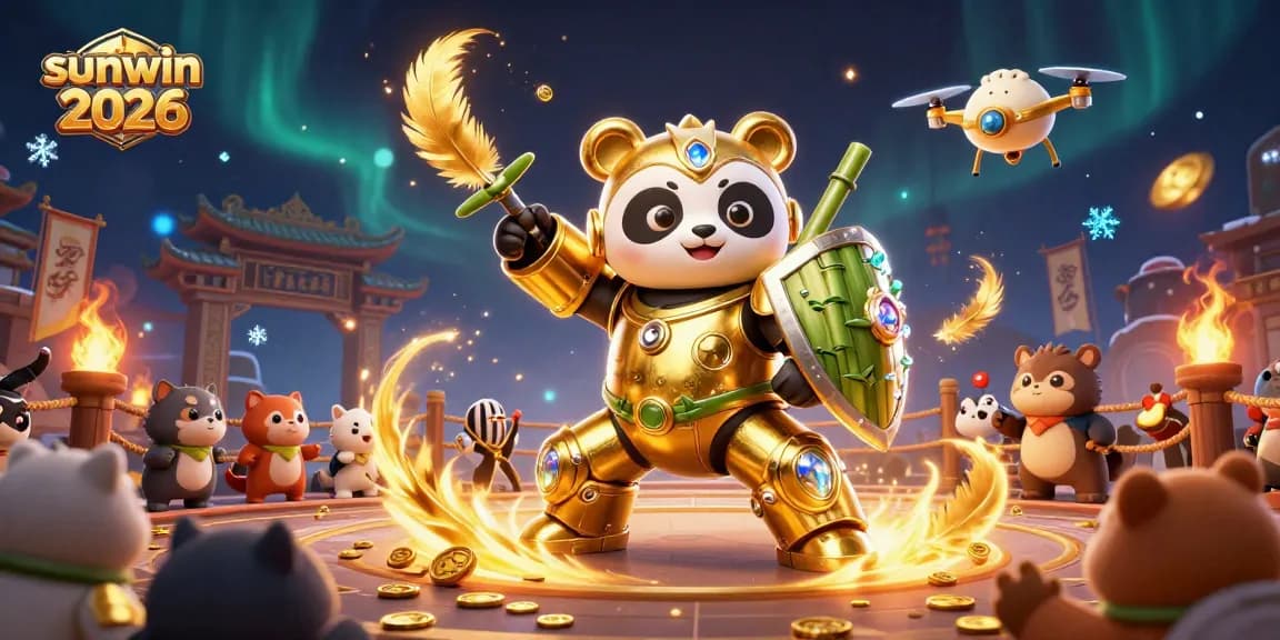Experience the excitement of winning at sunwin 2026 with dynamic 3D casino illustration.