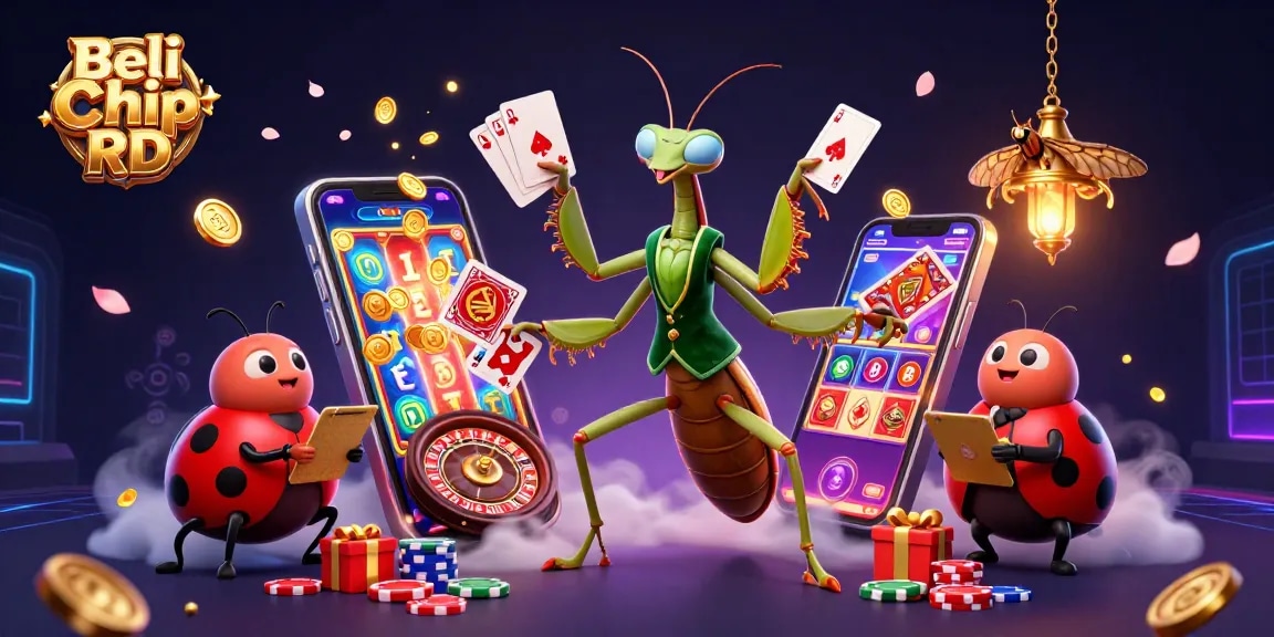 Beli Chip RD dengan aman dan cepat melalui Royal King Arthur, tampilan kasino digital yang kaya dan menarik.