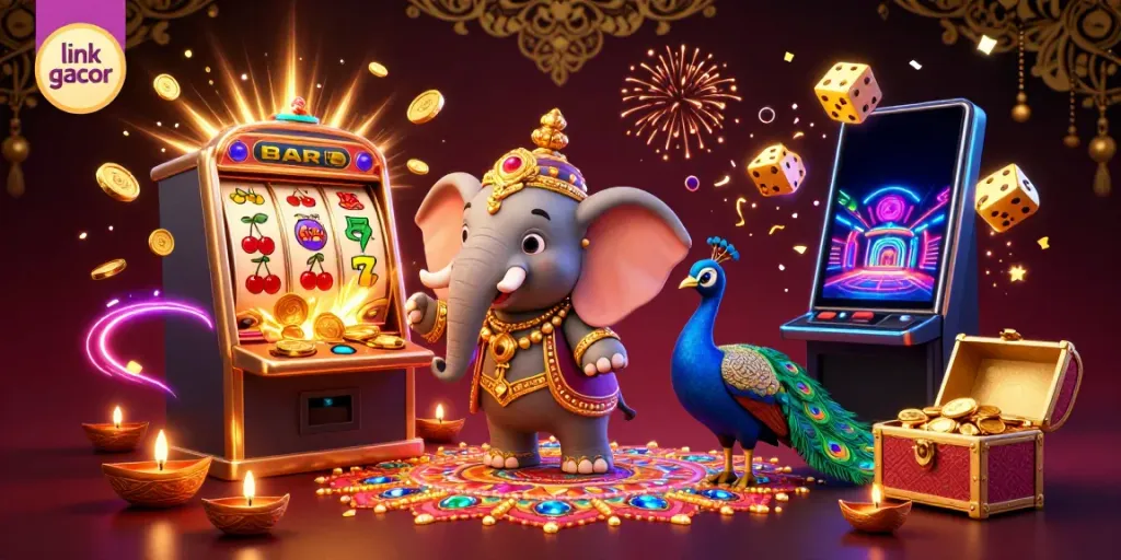 Experience stunning jackpot excitement with link gacor featuring vibrant casino games and festive themes.